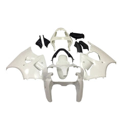 Kawasaki ZX-6R / 636 2000-2002 White (Freely Paintable) full fairing kit set view