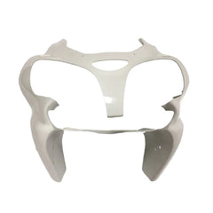Kawasaki ZX-6R / 636 2000-2002 White (Freely Paintable) tail section fairing rear view
