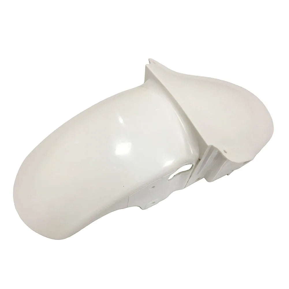 Kawasaki ZX-6R / 636 2000-2002 White (Freely Paintable) tail section fairing detail view 3
