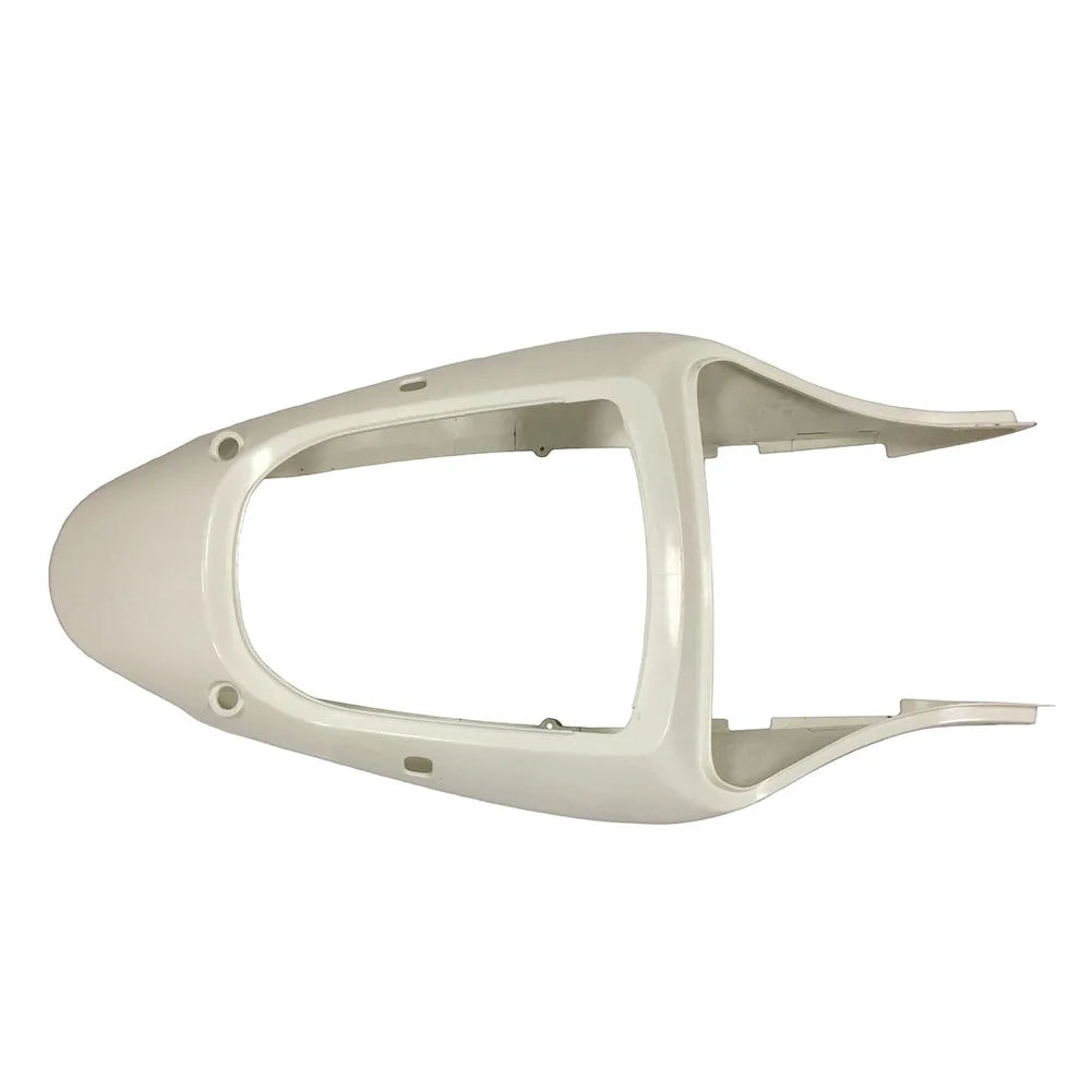 Kawasaki ZX-6R / 636 2000-2002 White (Freely Paintable) tail section fairing detail view 4