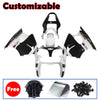 Kawasaki ZX-6R / 636 2000-2002 Glossy Black White Fairing Kit