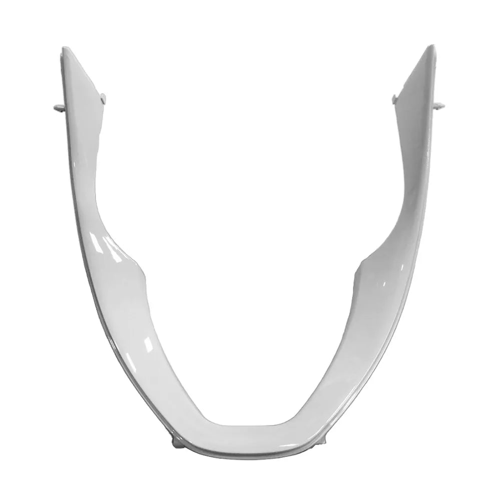 Kawasaki ZX-6R / 636 2000-2002 Glossy Black White tail section fairing detail view 2
