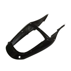 Kawasaki ZX-6R / 636 2000-2002 Glossy Black White tail section fairing rear view