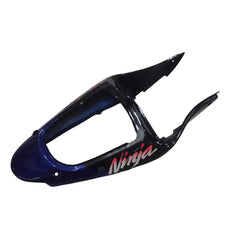 Kawasaki ZX-6R / 636 2000-2002 Blue, White tail section fairing detail view 10