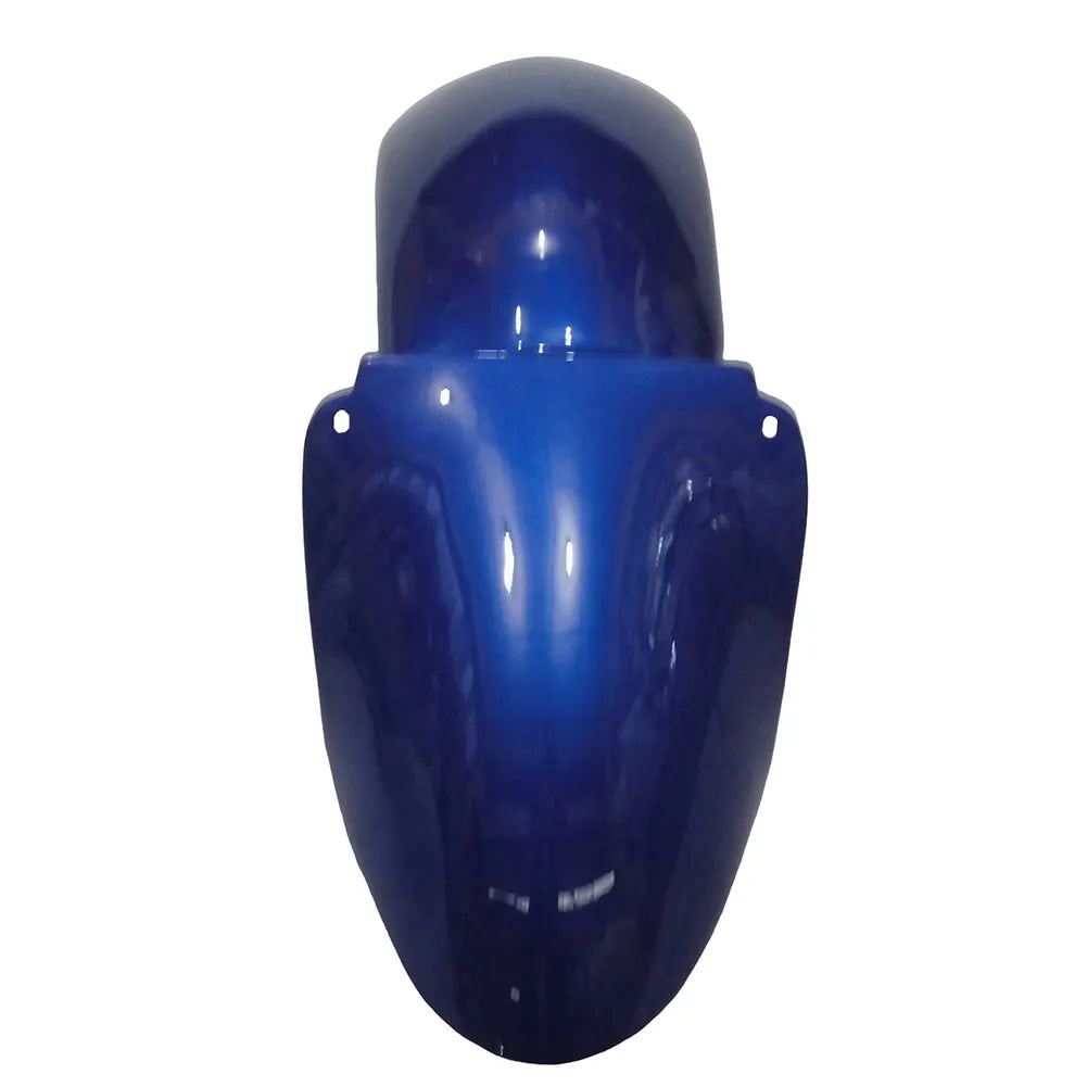 Kawasaki ZX-6R / 636 2000-2002 Blue, White tail section fairing detail view 2