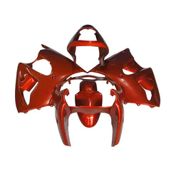 Kawasaki ZX-6R / 636 2000-2002 Red fairing kit detail detail view 1