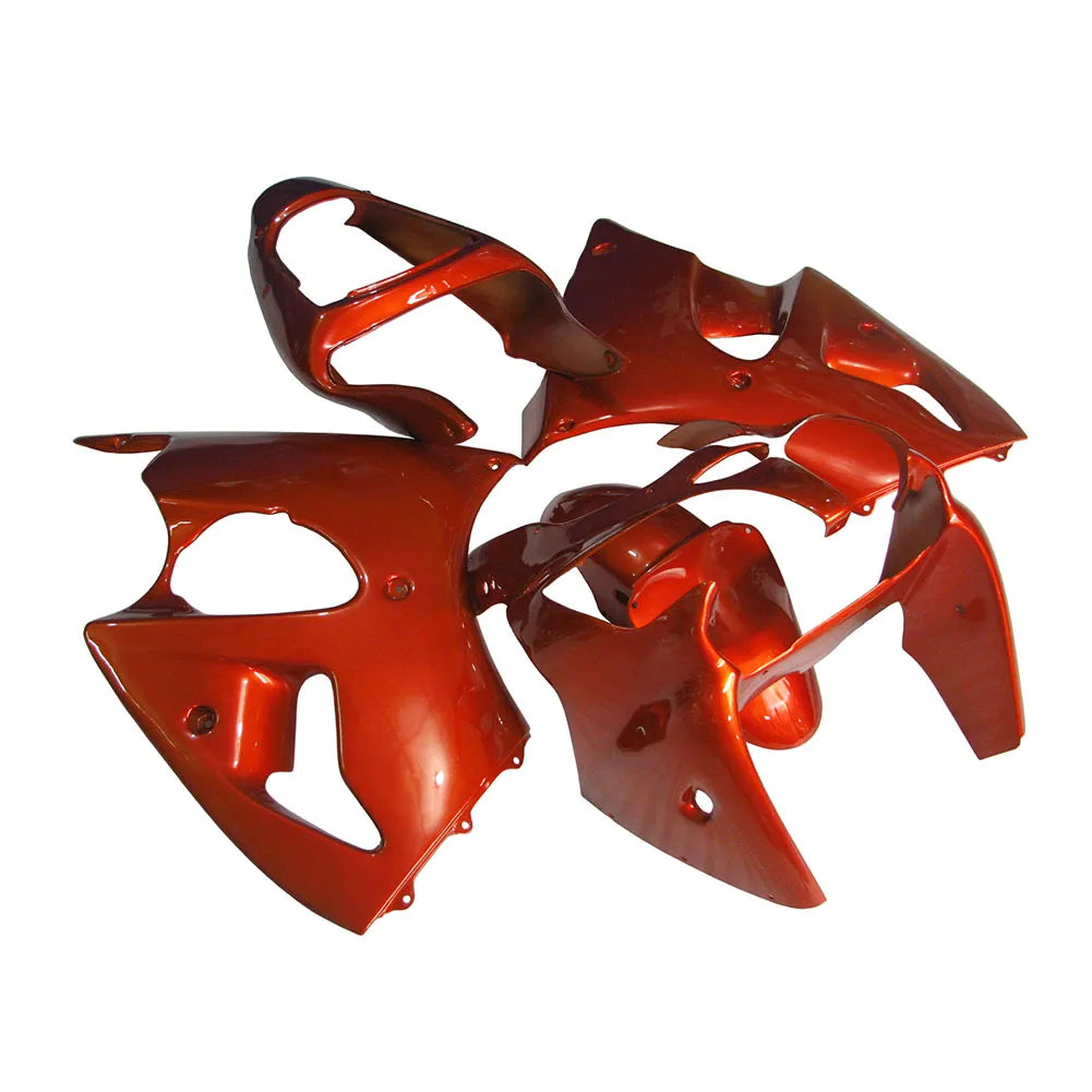 Kawasaki ZX-6R / 636 2000-2002 Red fairing kit detail detail view 2