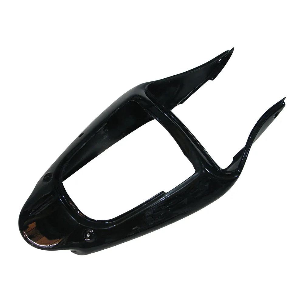 Kawasaki ZX-6R / 636 2000-2002 Green and Black without Logos tail section fairing detail view 5