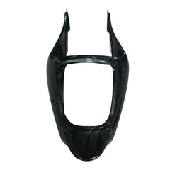 Kawasaki ZX-6R / 636 2000-2002 Green and Black without Logos tail section fairing detail view 6