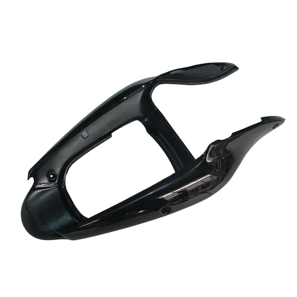 Kawasaki ZX-6R / 636 2000-2002 Green and Black without Logos tail section fairing detail view 7