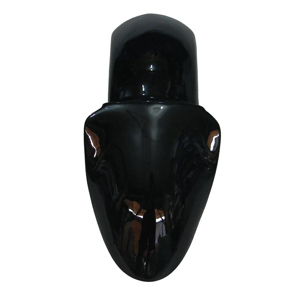 Kawasaki ZX-6R / 636 2000-2002 Green and Black without Logos tail section fairing detail view 2