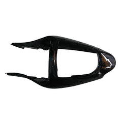 Kawasaki ZX-6R / 636 2000-2002 Silver, Black, and Flame tail section fairing detail view 11