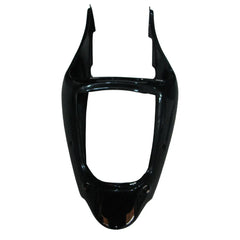 Kawasaki ZX-6R / 636 2000-2002 Silver, Black, and Flame tail section fairing detail view 12