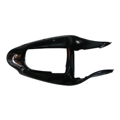 Kawasaki ZX-6R / 636 2000-2002 Silver, Black, and Flame tail section fairing detail view 13