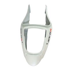 Kawasaki ZX-6R / 636 2000-2002 Orange, White, and Flame tail section fairing detail view 6