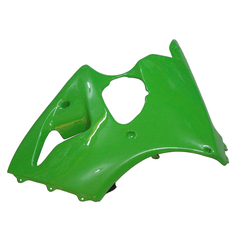 Kawasaki ZX-6R / 636 2000-2002 Solid Green tail section fairing side view