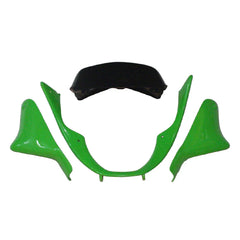 Kawasaki ZX-6R / 636 2000-2002 Solid Green tail section fairing detail view 2