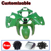 Kawasaki ZX-6R / 636 2000-2002 Solid Green Fairing Kit