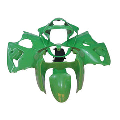 Kawasaki ZX-6R / 636 2000-2002 Solid Green full fairing kit set view