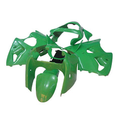 Kawasaki ZX-6R / 636 2000-2002 Solid Green fairing kit front view
