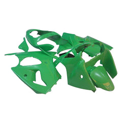 Kawasaki ZX-6R / 636 2000-2002 Solid Green fairing kit left side view