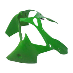 Kawasaki ZX-6R / 636 2000-2002 Solid Green tail section fairing detail view 1