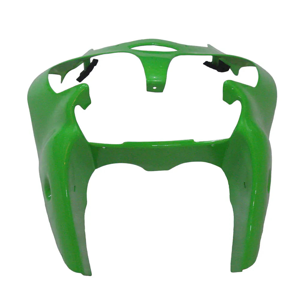 Kawasaki ZX-6R / 636 2000-2002 Solid Green tail section fairing detail view 3