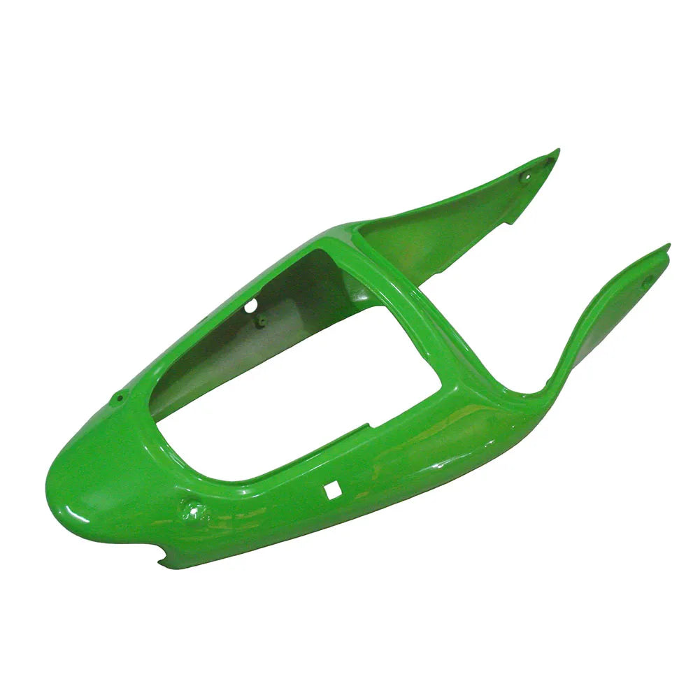 Kawasaki ZX-6R / 636 2000-2002 Solid Green tail section fairing detail view 5