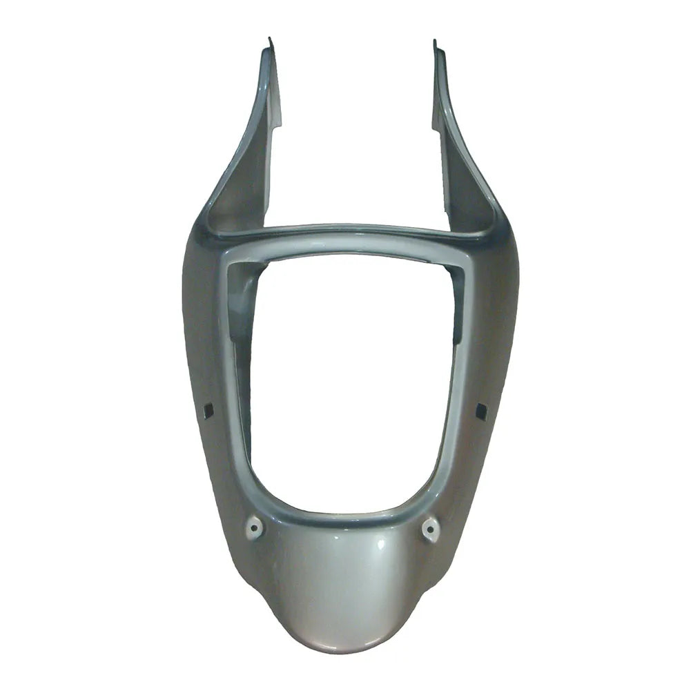 Kawasaki ZX-6R / 636 2000-2002 Solid Silver tail section fairing detail view 9