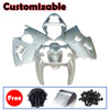 Kawasaki ZX-6R / 636 2000-2002 Solid Silver Fairing Kit