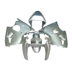 Kawasaki ZX-6R / 636 2000-2002 Solid Silver fairing kit front view