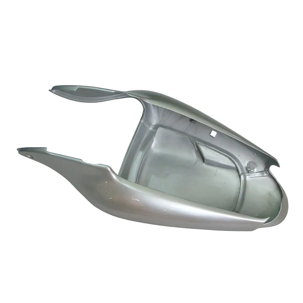 Kawasaki ZX-6R / 636 2000-2002 Solid Silver tail section fairing detail view 7