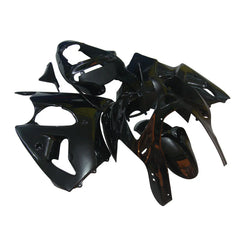Kawasaki ZX-6R / 636 2000-2002 Gloss Black fairing kit front view