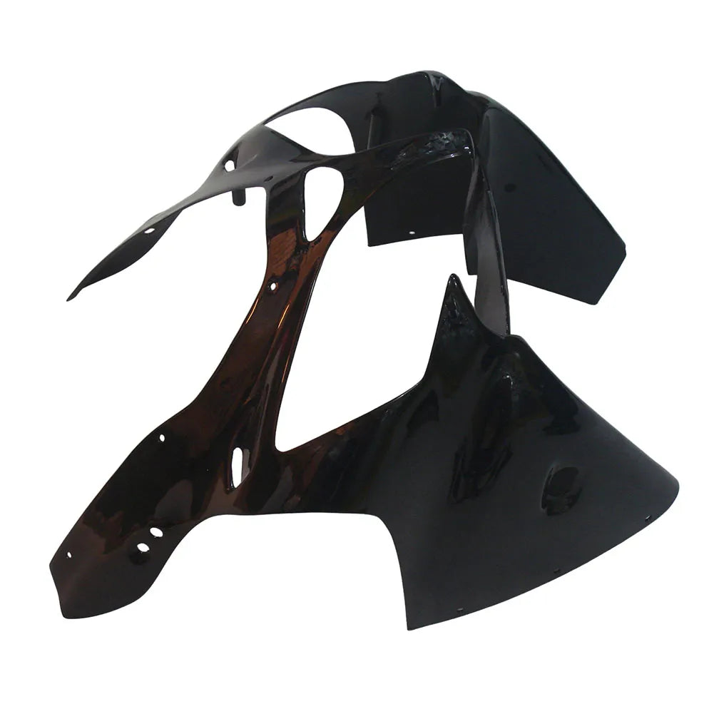 Kawasaki ZX-6R / 636 2000-2002 Gloss Black tail section fairing detail view 2