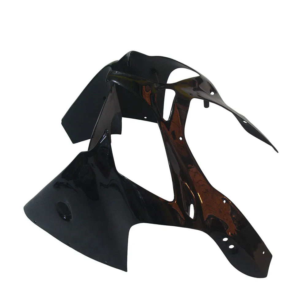 Kawasaki ZX-6R / 636 2000-2002 Gloss Black tail section fairing detail view 3