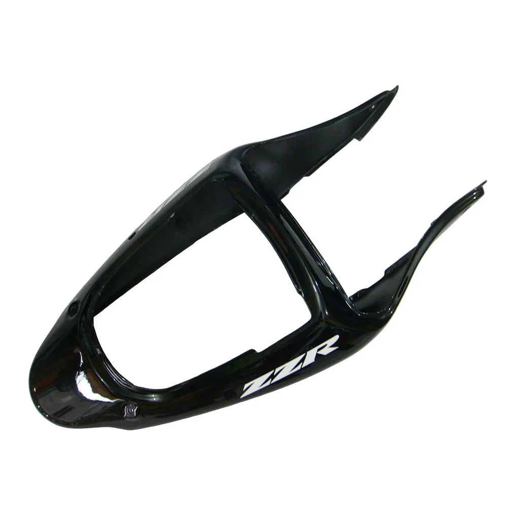 Kawasaki ZX-6R / 636 2000-2002 Black ZZR600 Edition tail section fairing detail view 6