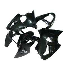 Kawasaki ZX-6R / 636 2000-2002 Black ZZR600 Edition full fairing kit set view