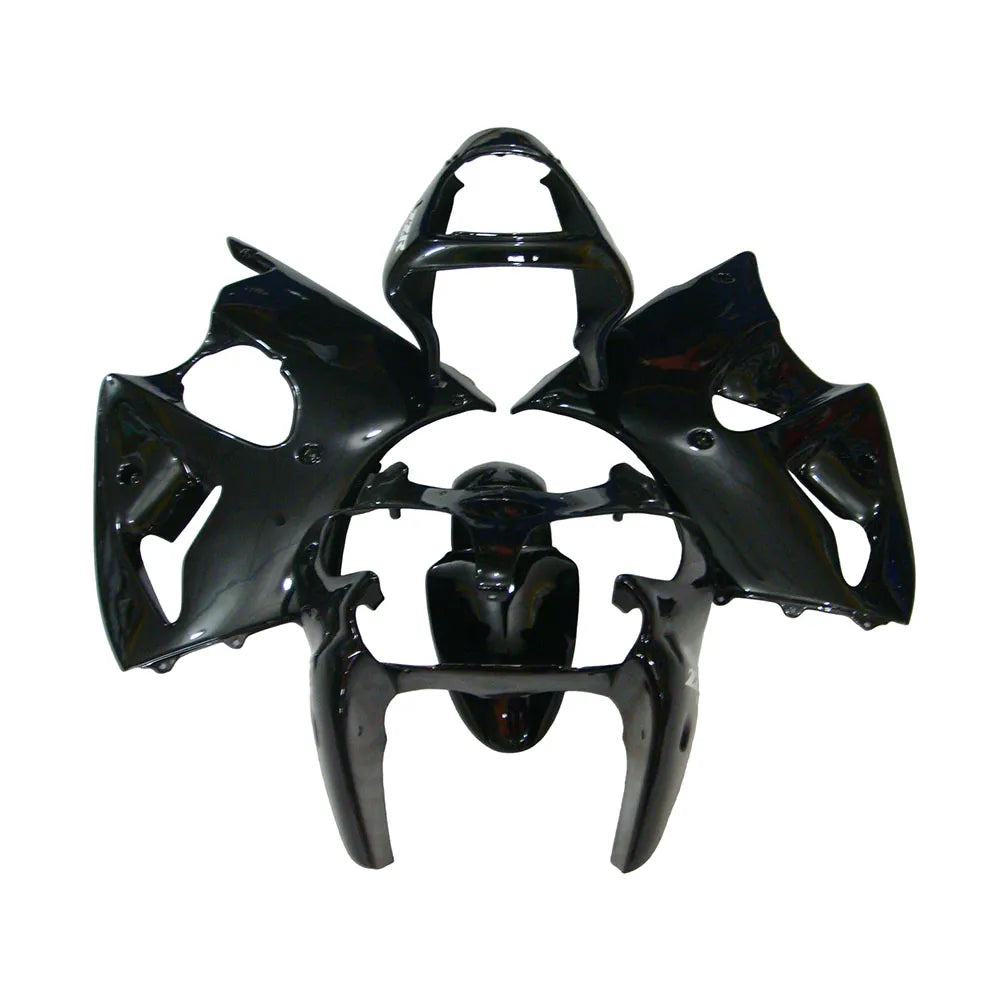 Kawasaki ZX-6R / 636 2000-2002 Black ZZR600 Edition fairing kit front view