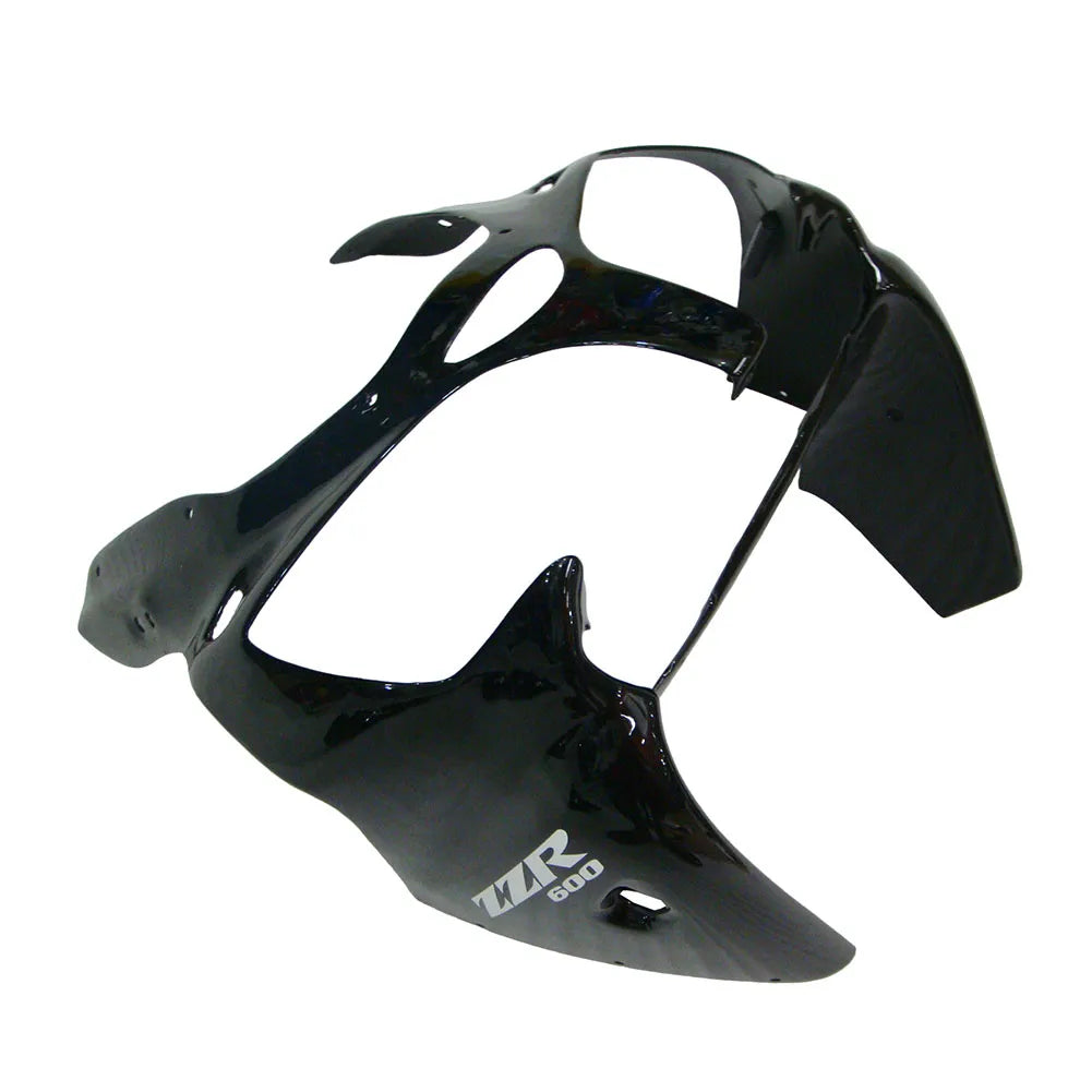Kawasaki ZX-6R / 636 2000-2002 Black ZZR600 Edition tail section fairing detail view 2