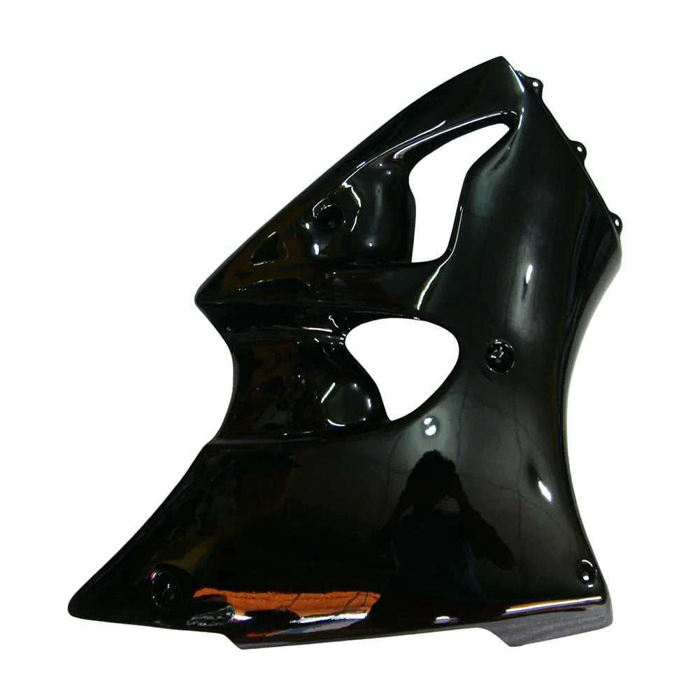 Kawasaki ZX-6R / 636 2000-2002 Black ZZR600 Edition tail section fairing side view