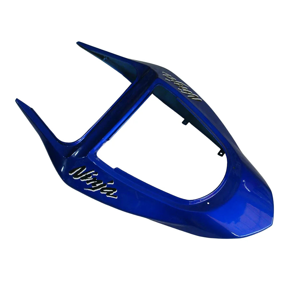Kawasaki ZX-6R / 636 2003-2004 Blue Graphic Style tail section fairing detail view 6