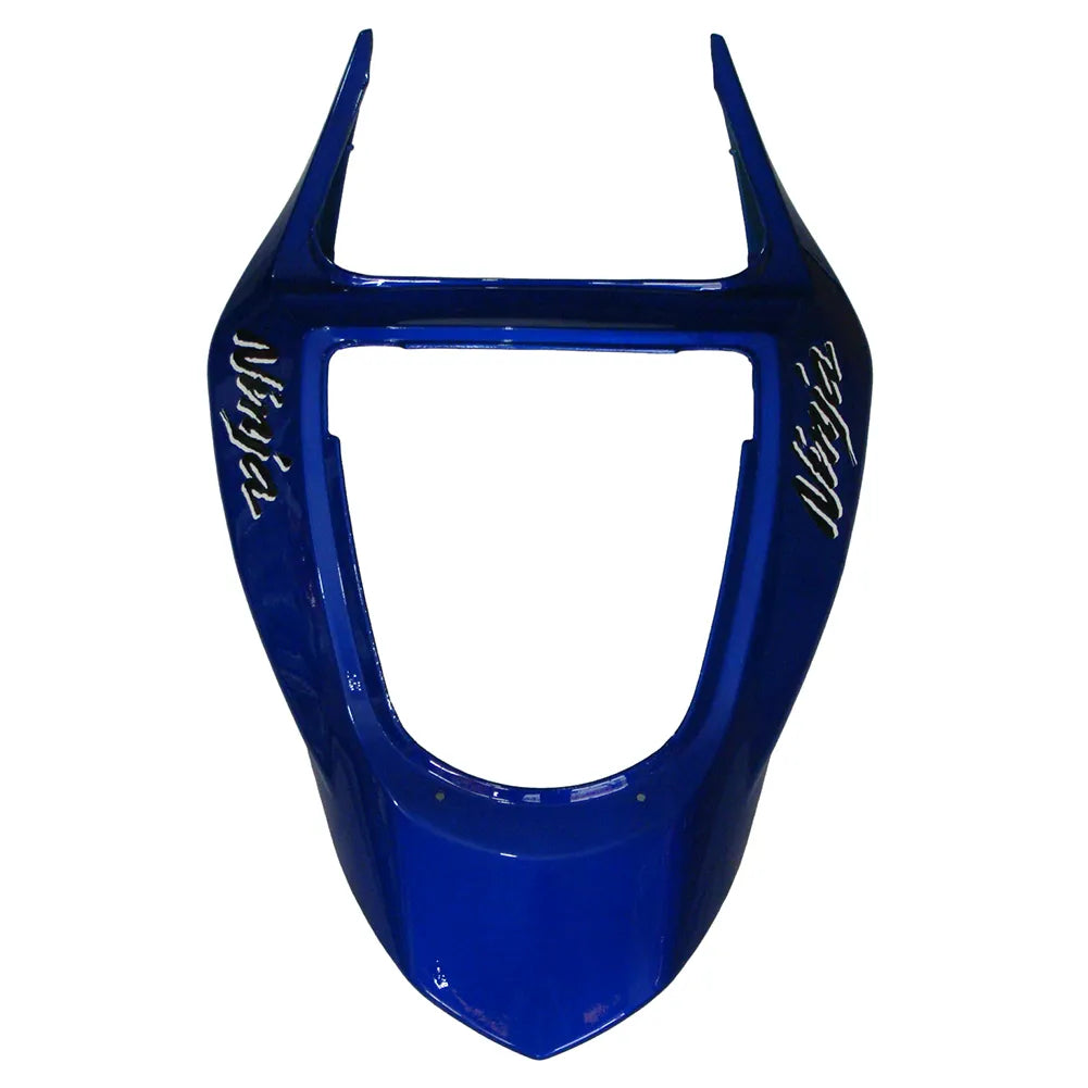 Kawasaki ZX-6R / 636 2003-2004 Blue Graphic Style tail section fairing detail view 5