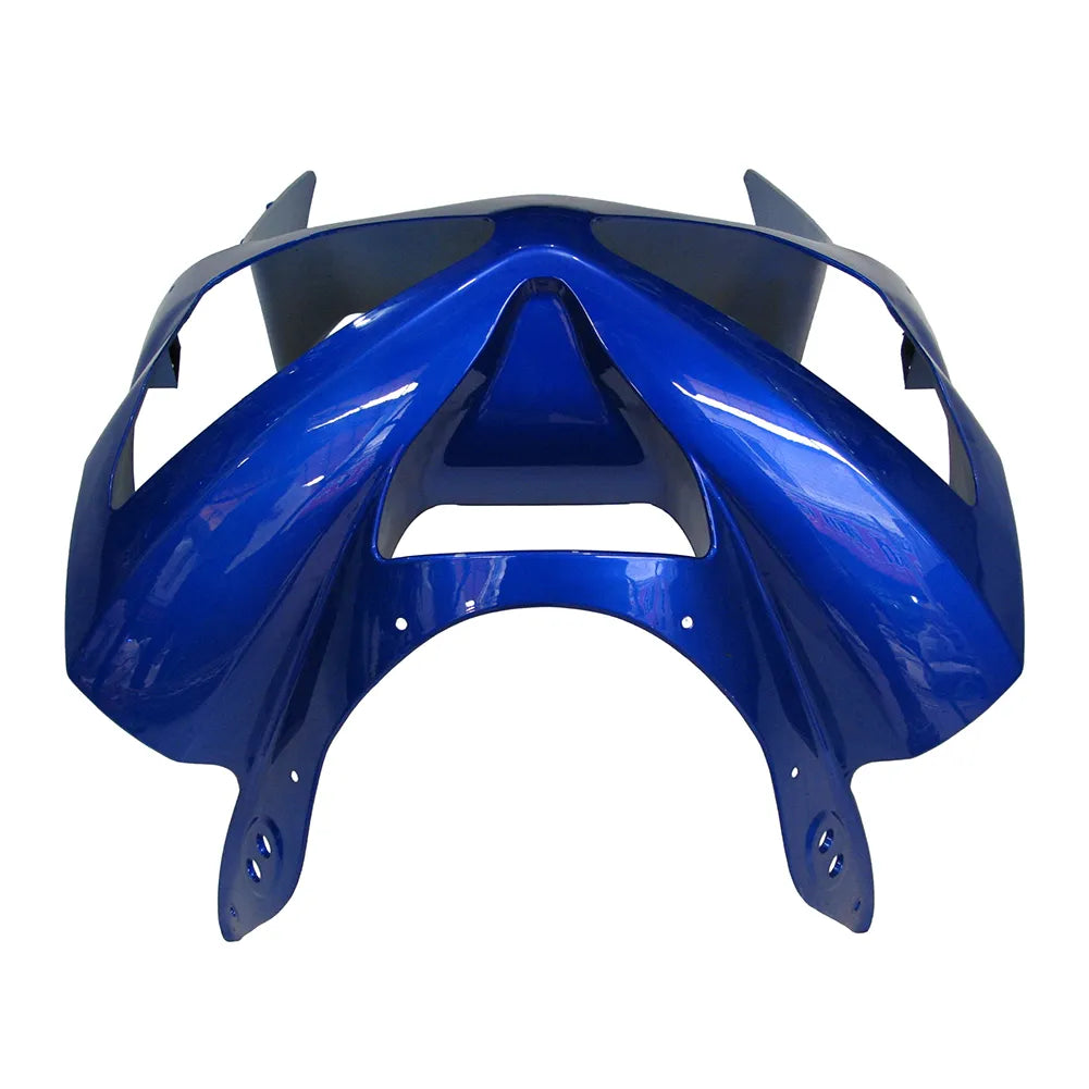 Kawasaki ZX-6R / 636 2003-2004 Blue Printed Graphics tail section fairing detail view 1