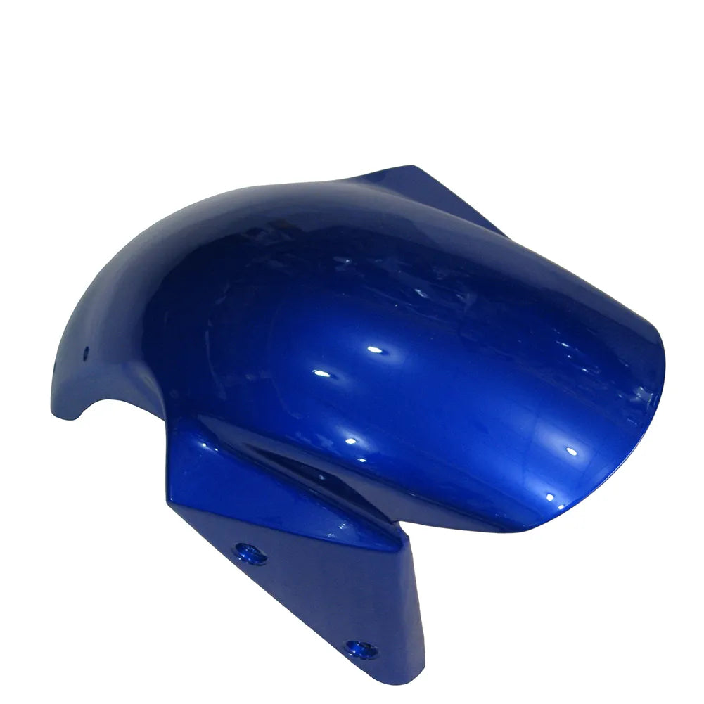 Kawasaki ZX-6R / 636 2003-2004 Blue Printed Graphics tail section fairing detail view 4