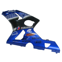 Kawasaki ZX-6R / 636 2003-2004 Blue Raindrop Edition tail section fairing rear view
