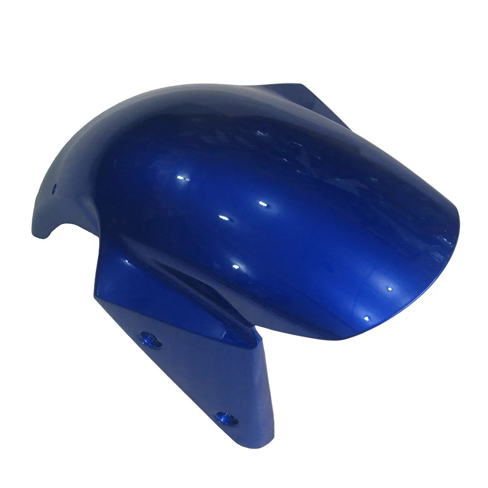 Kawasaki ZX-6R / 636 2003-2004 Blue Raindrop Edition tail section fairing detail view 2