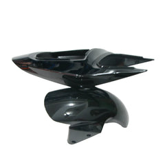 Kawasaki ZX-6R / 636 2003-2004 Gloss Black Matte Flame tail section fairing detail view 5
