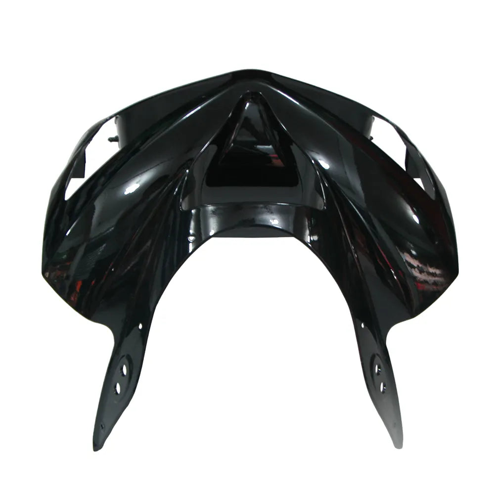 Kawasaki ZX-6R / 636 2003-2004 Gloss Black Matte Flame tail section fairing detail view 1