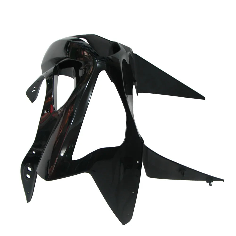 Kawasaki ZX-6R / 636 2003-2004 Gloss Black Matte Flame tail section fairing detail view 4