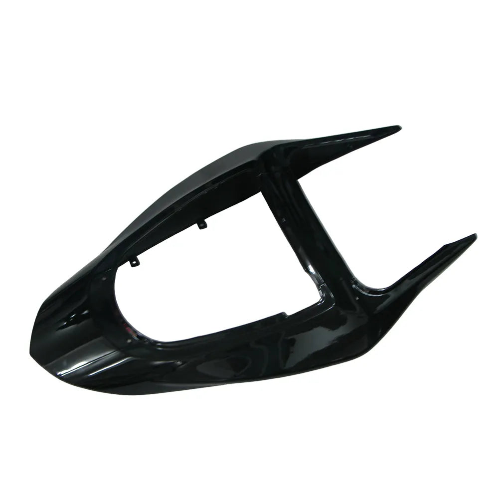 Kawasaki ZX-6R / 636 2003-2004 Gloss Black Matte Flame tail section fairing detail view 3